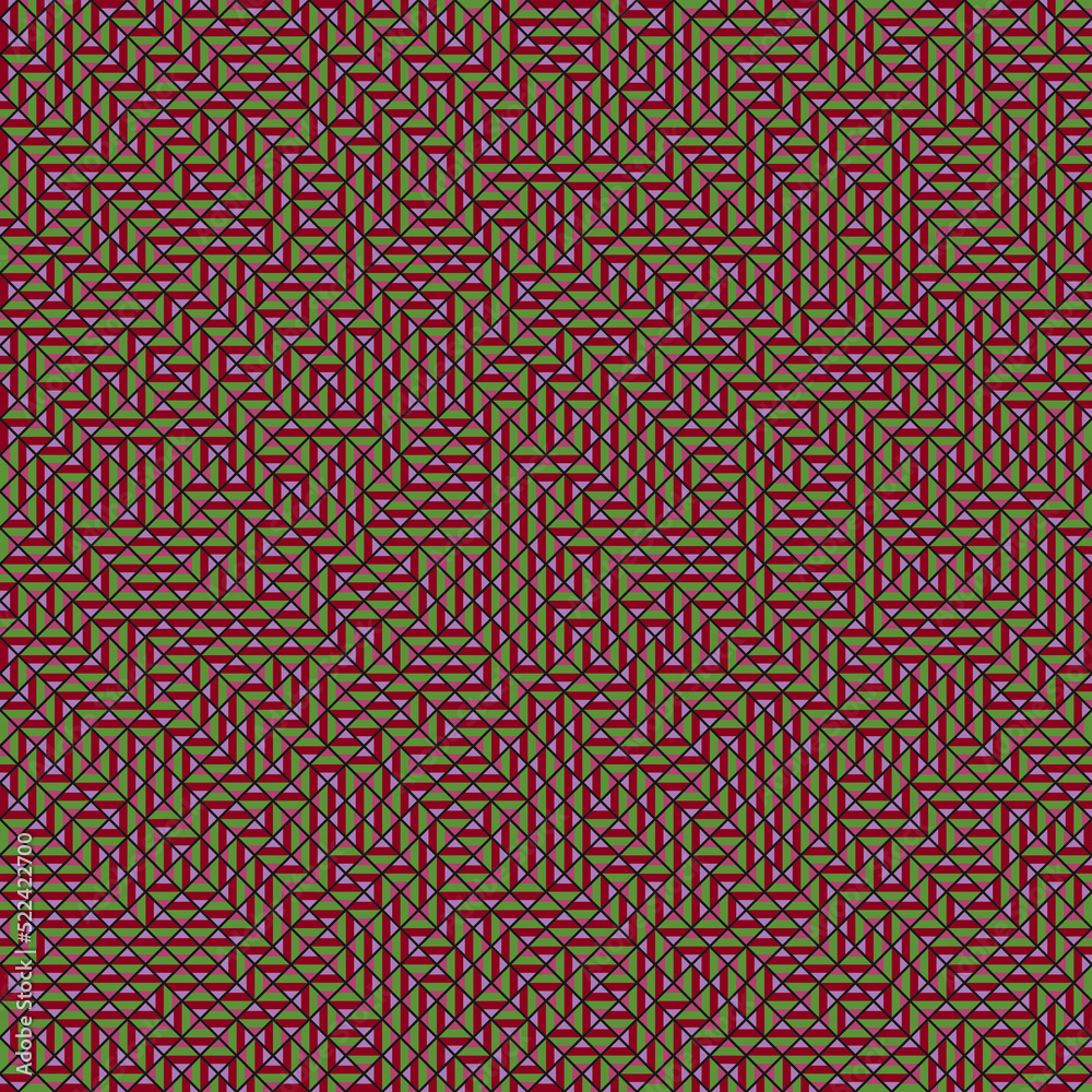 Color Rhombus tile tessellation pattern illustration Color Rhombus tile tessellation pattern illustration