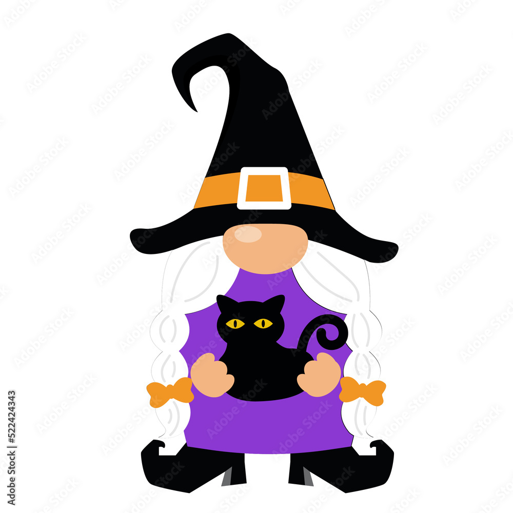 Halloween gnomes design element Halloween gnomes design element