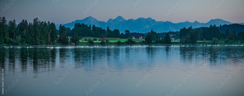Swan Lake Panorama - Schwanansee Panorama