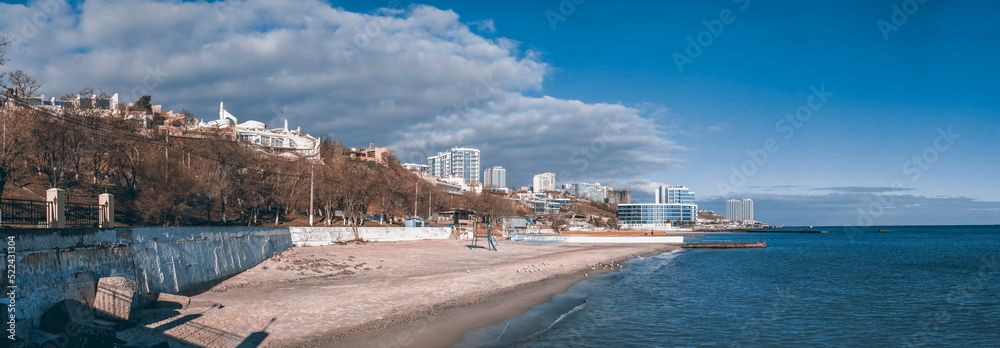 Lanzheron beach in Odessa, Ukraine