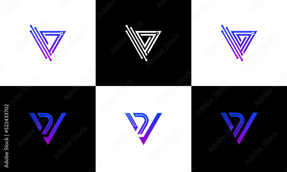 Technology Modern Abstract Sophisticated Stock Vector