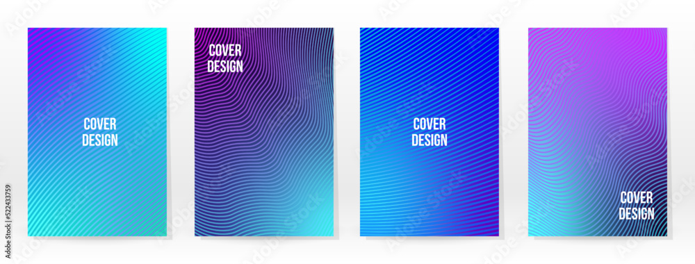 Minimal Poster. Pastel Soft. Blue Gradient Set. Minimal Poster. Pastel Soft. Blue Gradient Set.