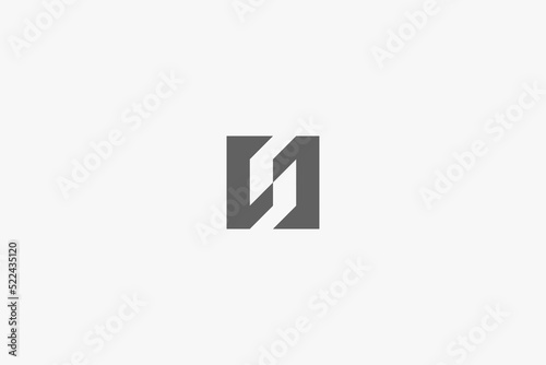 Free Download Illustration vector graphic of letter S geometric negative space. Good for logo - GFXLoad