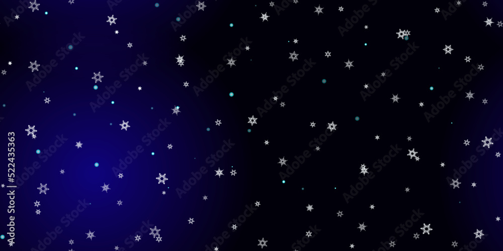 Falling Snowflakes seamless pattern flying snow Falling Snowflakes seamless pattern flying snow