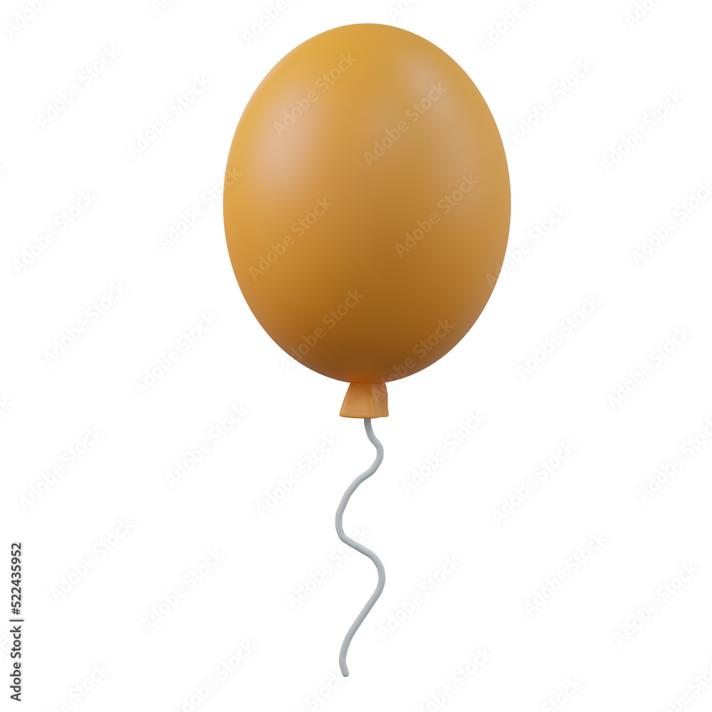 balloon 3d rendering