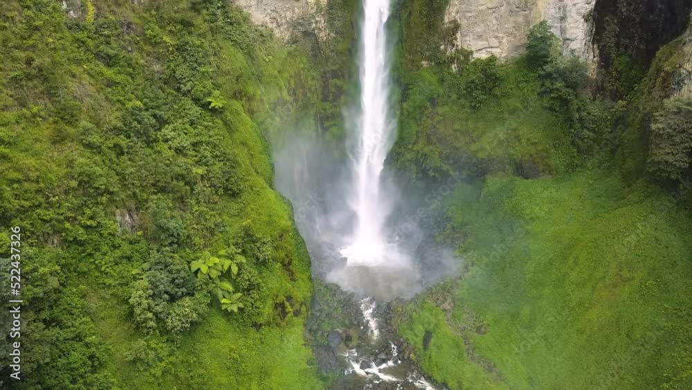 Toba Lake and Sipiso Piso Waterfall Toba Lake and Sipiso Piso Waterfall