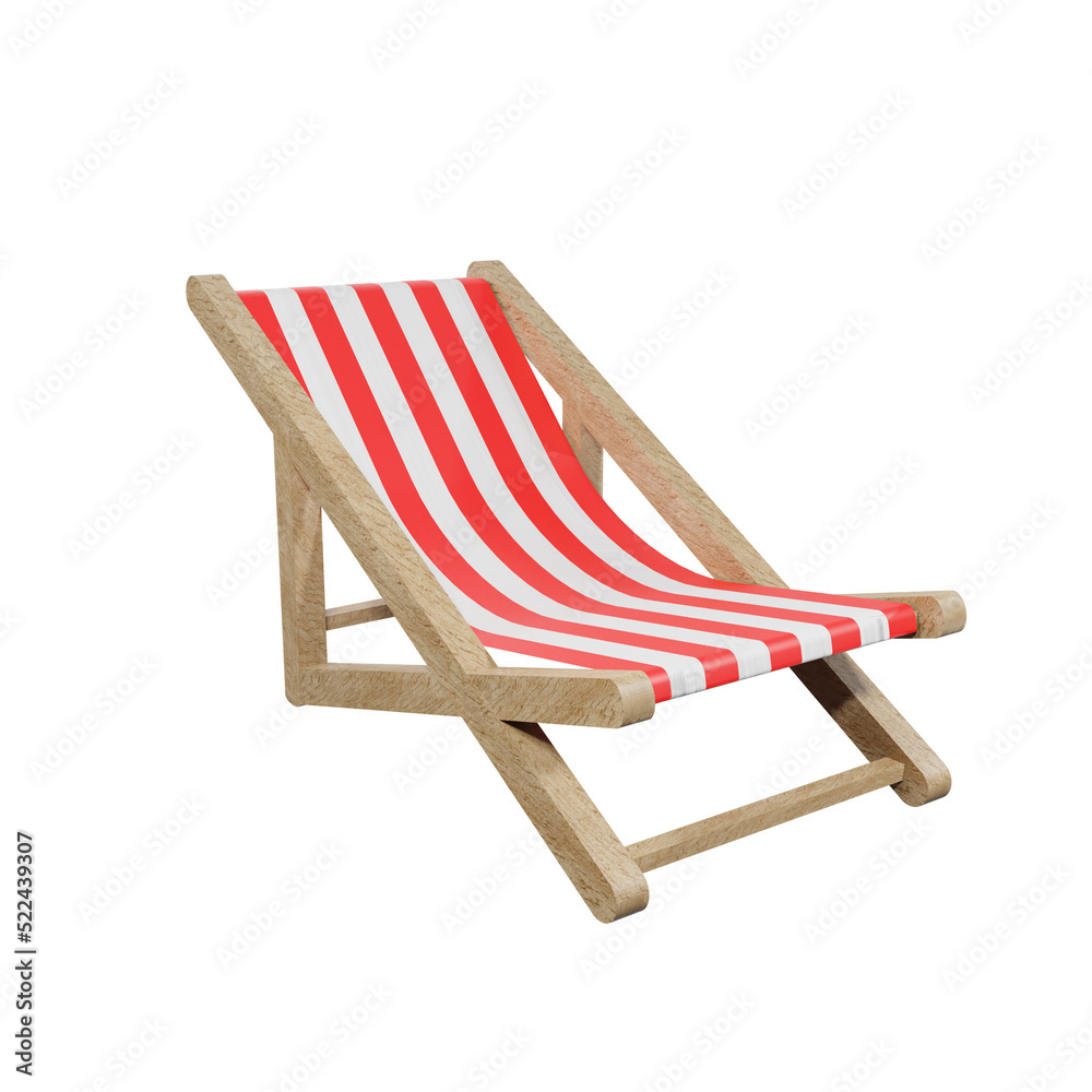 wooden deck chair