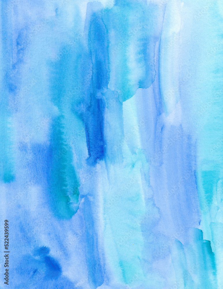 Blue Watercolor Background Texture