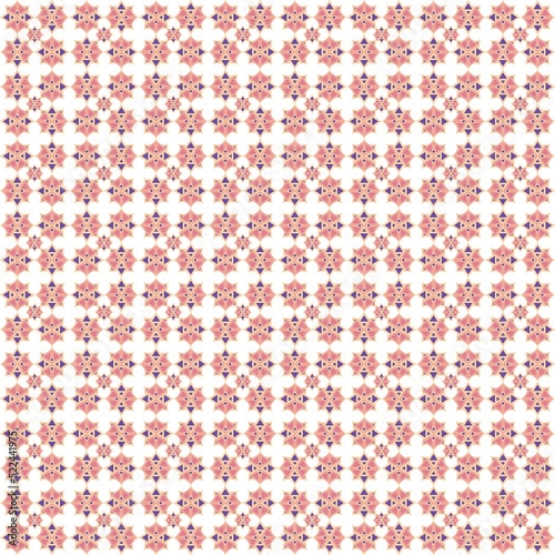 The little pastel design in fabric seamless pattern