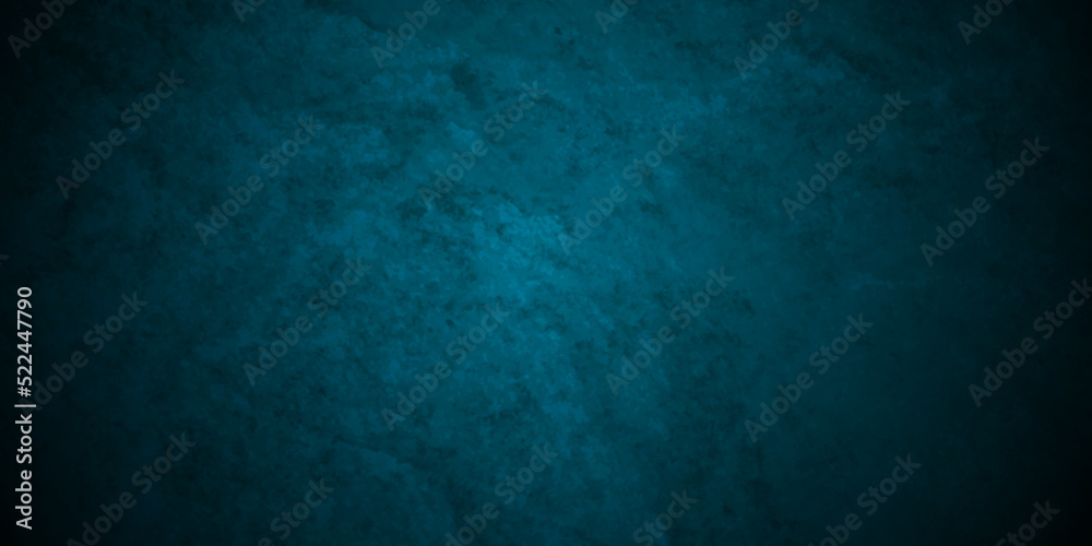 Backdrop Vintage blue and black stone grunge concrete cement blackboard chalkboard wall floor texture. Black anthracite dark blue grunge old texture panorama backdrop background.