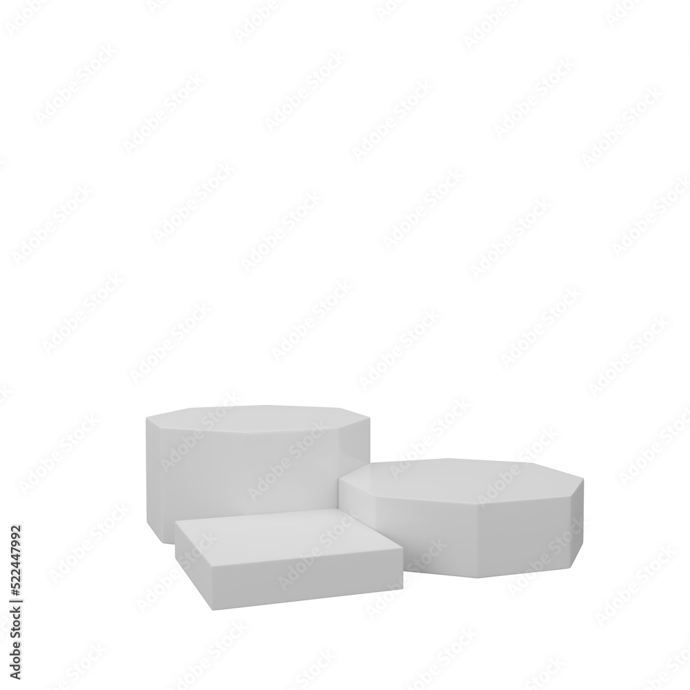 Display podium minimal for product backdrop 3d rendering Display podium minimal for product backdrop 3d rendering