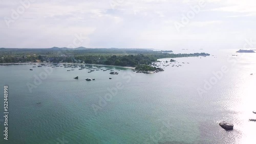 Tanjung Tinggi and Tanjung Kelayang Beach Belitung Island Indonesia photo