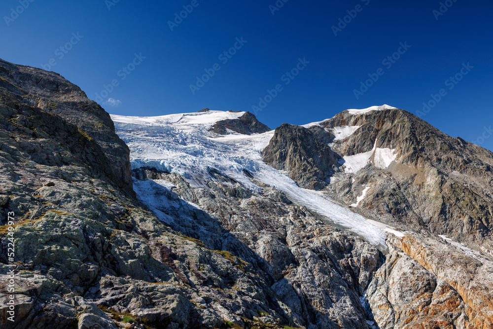 glacier of Steingletscher in the Bernese Alps