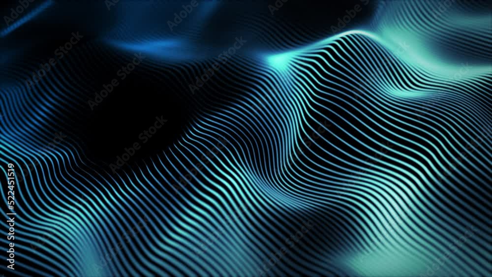 Abstract digital particle wave and lights background , Digital particle cyber or technology background, Animation of seamless loop. Abstract digital particle wave and lights background , Digital particle cyber or technology background, Animation of seamless loop.