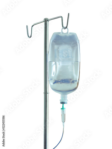 saline and emergency at hospital photo