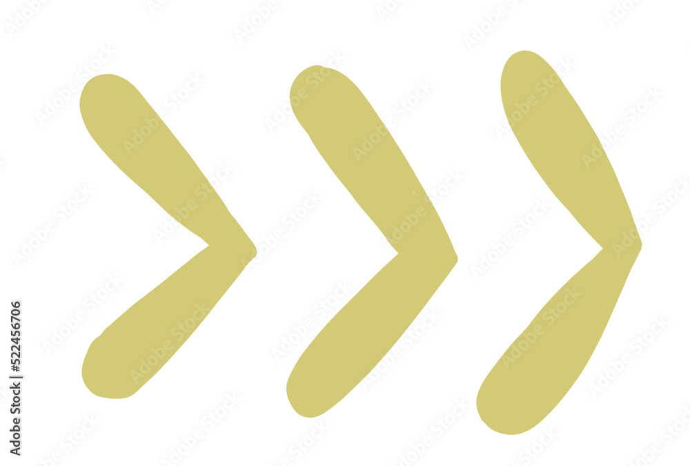 Abstract freeform organic arrow symbol drawing Abstract freeform organic arrow symbol drawing