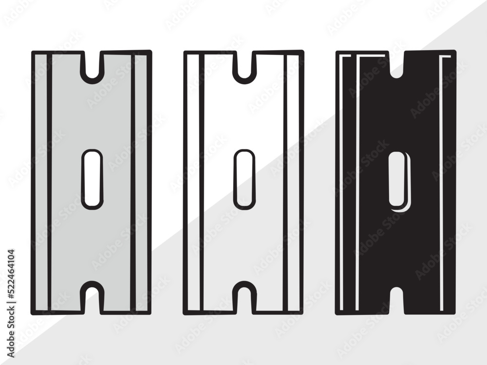 Blade Razor Clipart SVG | Blade Razor SVG | Blade Svg | Razor Svg ...