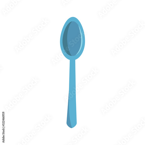 cutlery vector teaspoon isolated illustration