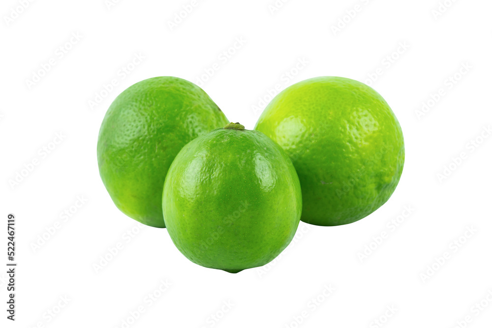 Fresh lime isolated on white background with clipping path Fresh lime isolated on white background with clipping path