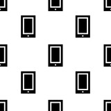 Single Phone pattern. Phone concept. filled trendy Vector seamless Pattern, background, wallpaper