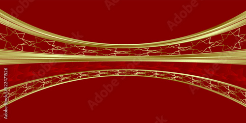 Luxury red gold background