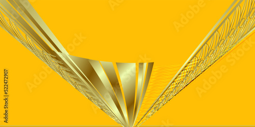Luxury yellow gold background