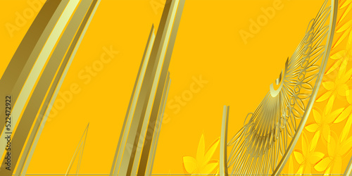 Luxury yellow gold background