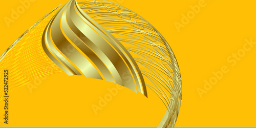 Luxury yellow gold background