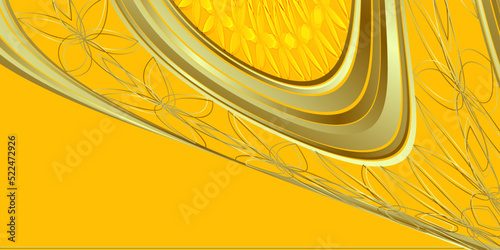 Luxury yellow gold background