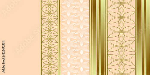 Luxury peace gold background vector design