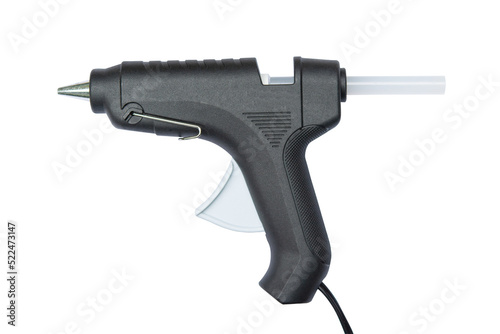 Glue gun isolated on white background with clipping path .