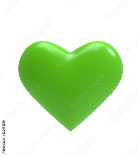 Heart icon isolated on white background.