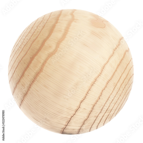 Wooden balls.