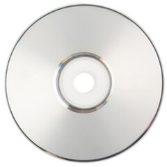 Realistic white cd template mockup, Cutout.
