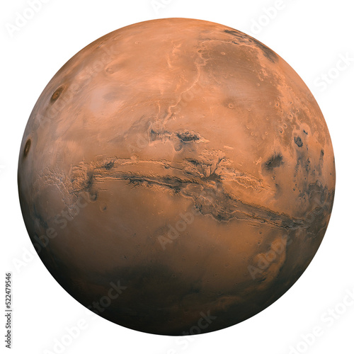 Mars. Elements of this image furnished by NASA.