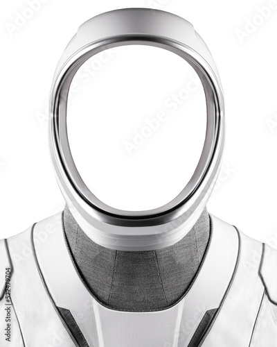 Fotografia Space suits isolated on white background with clipping path
