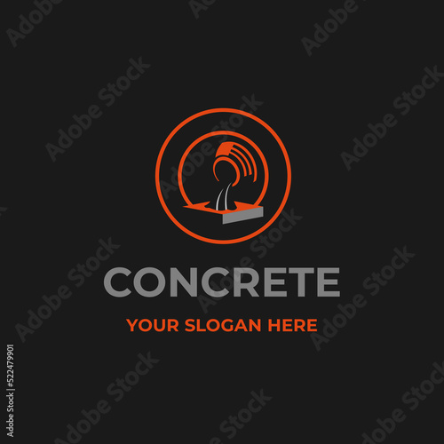 Concrete Company Logo Template
