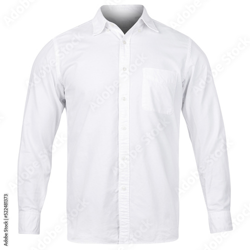 White shirt mockup, Cutout. photo