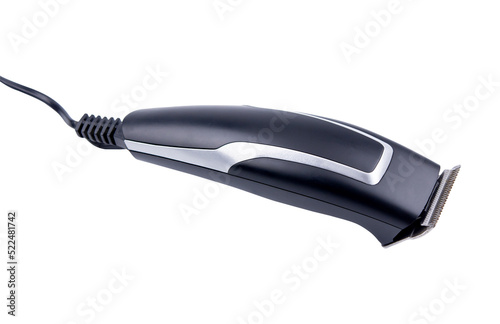 Hair clipper isolated on white background with clipping path
