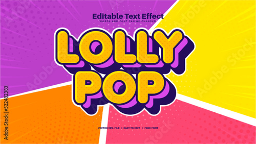 Lolly Pop Text Effect