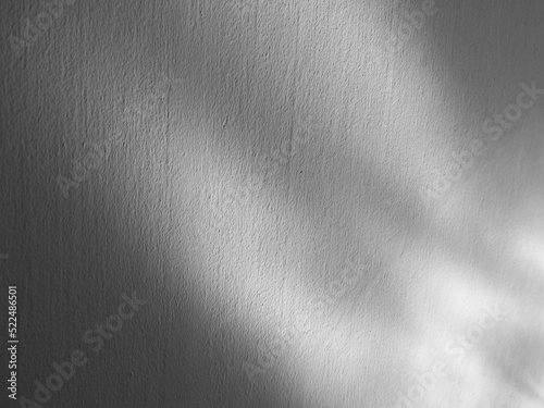 shadow on white concrete wall with sunlight from the window