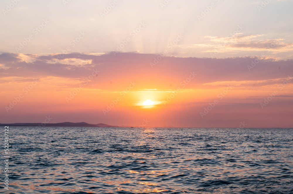 deutlich sichtbare Sonnenstrahlen 