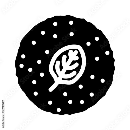 tortilla spinach glyph icon vector. tortilla spinach sign. isolated symbol illustration