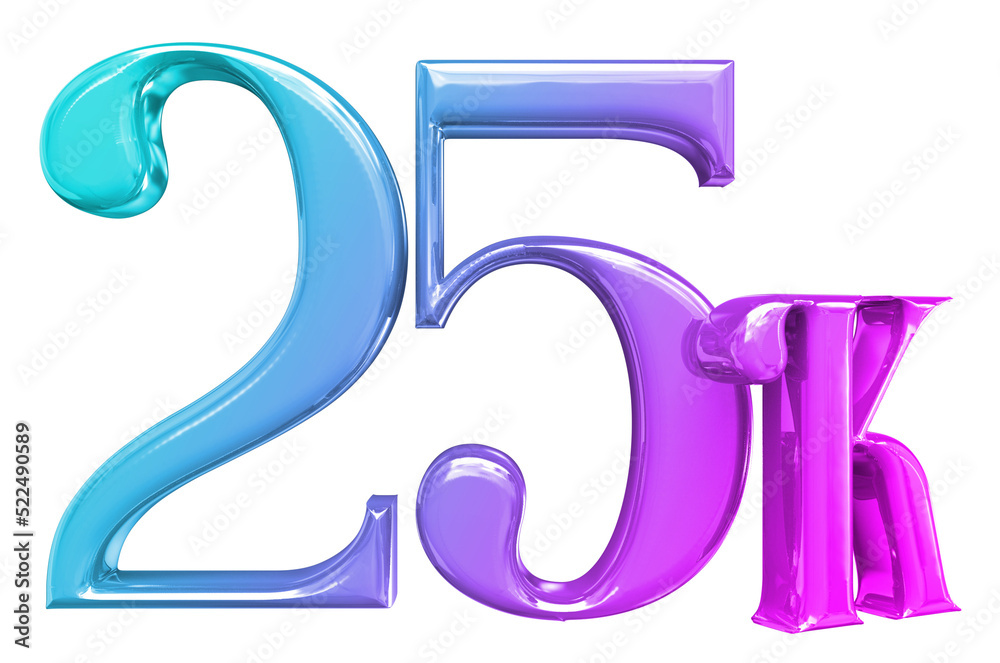 Follow number 3d Follow number 3d