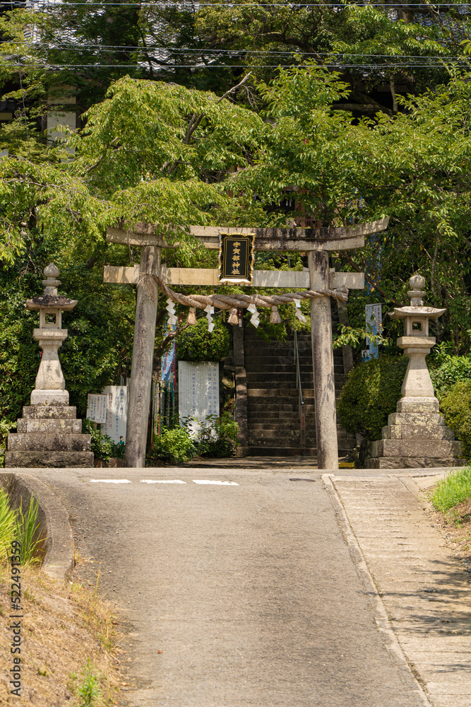 宇賀部神社の鳥居