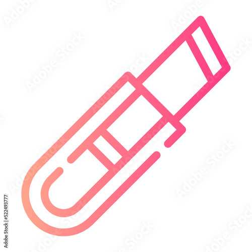 cutter gradient icon