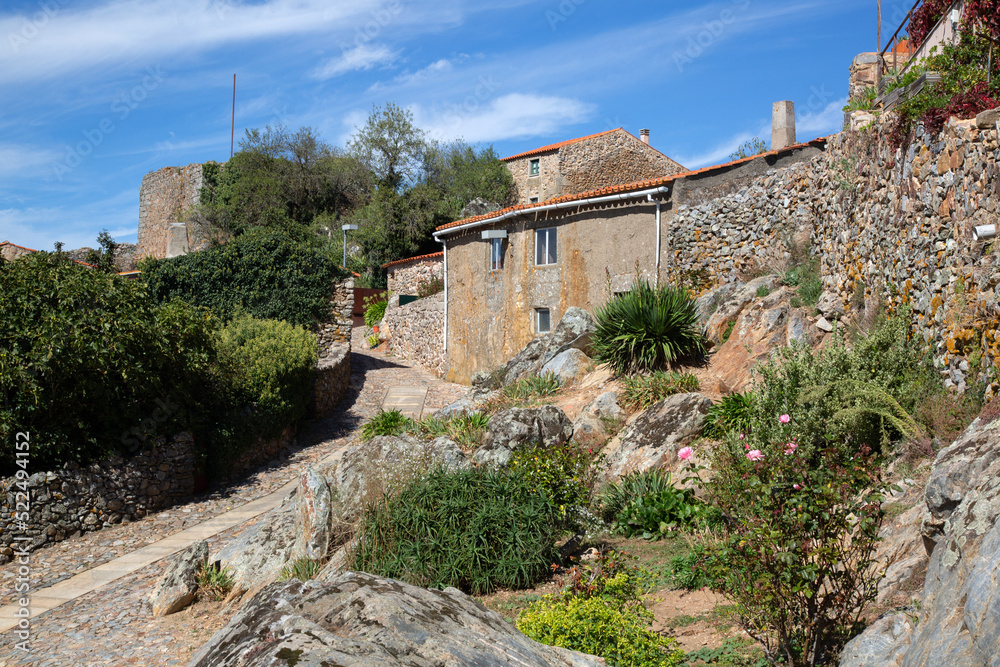 Fototapeta premium View of Castelo Rodrigo Village; Portugal