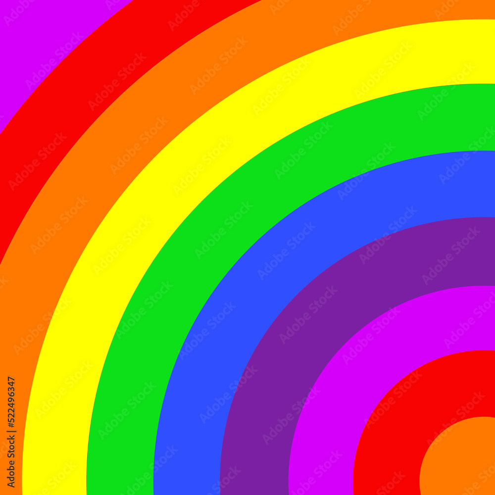 Fototapeta premium Rainbow design