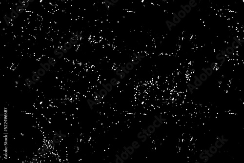 Monochrome particles abstract texture.Overlay illustration over any design to create grungy vintage effect and depth. 