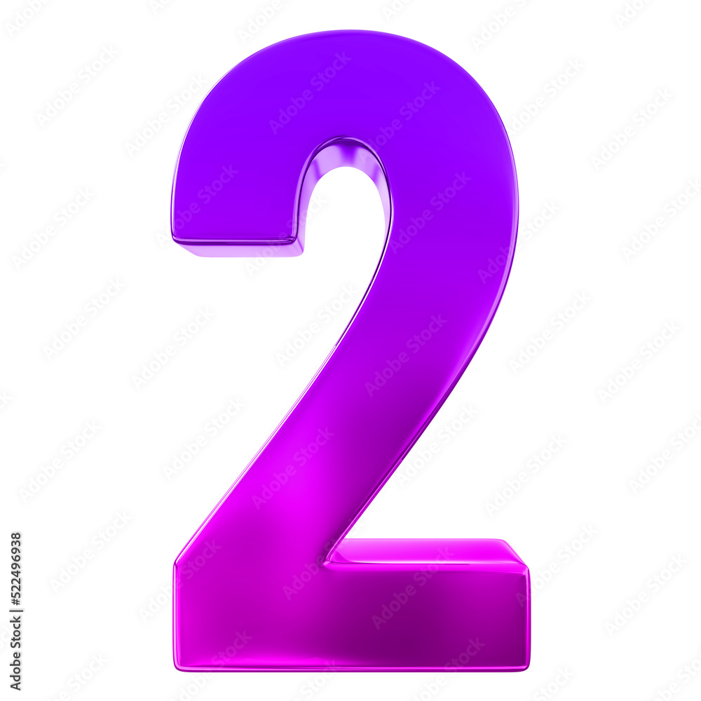 3d number 2 3d number 2
